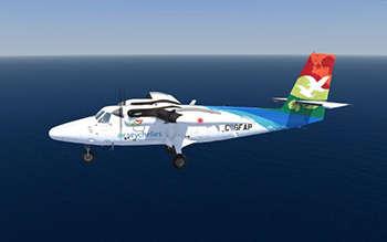 Mahé Praslin tranfer by plane Seychelles