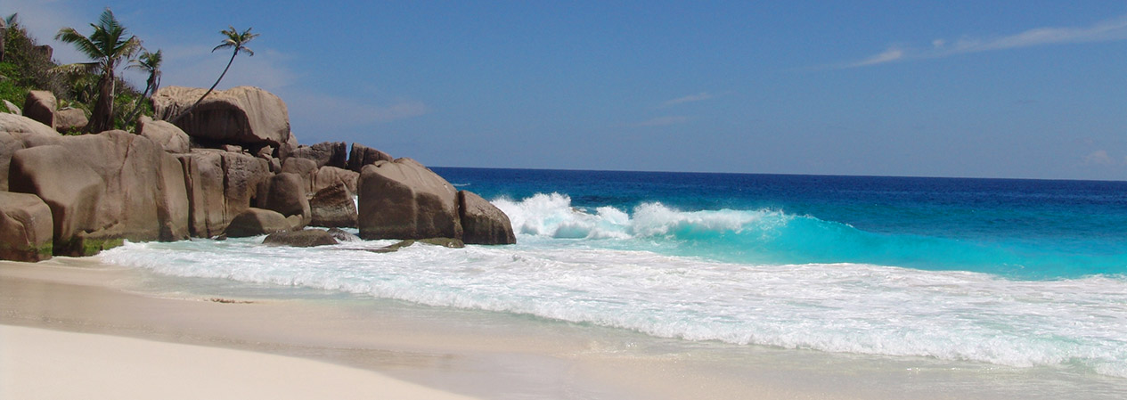 The most beautiful beach of the Seychelles