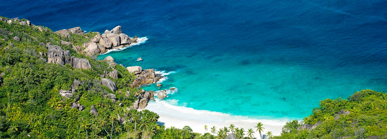 Plage paradisiaque Seychelles