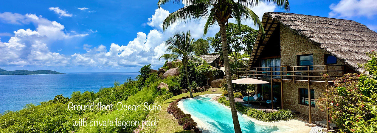 Spacious and top luxurious suite Praslin Seychelles