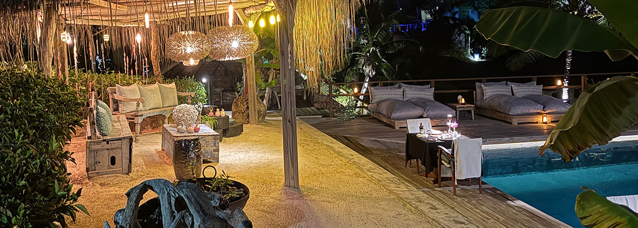 menu creole et exotique Praslin Seychelles