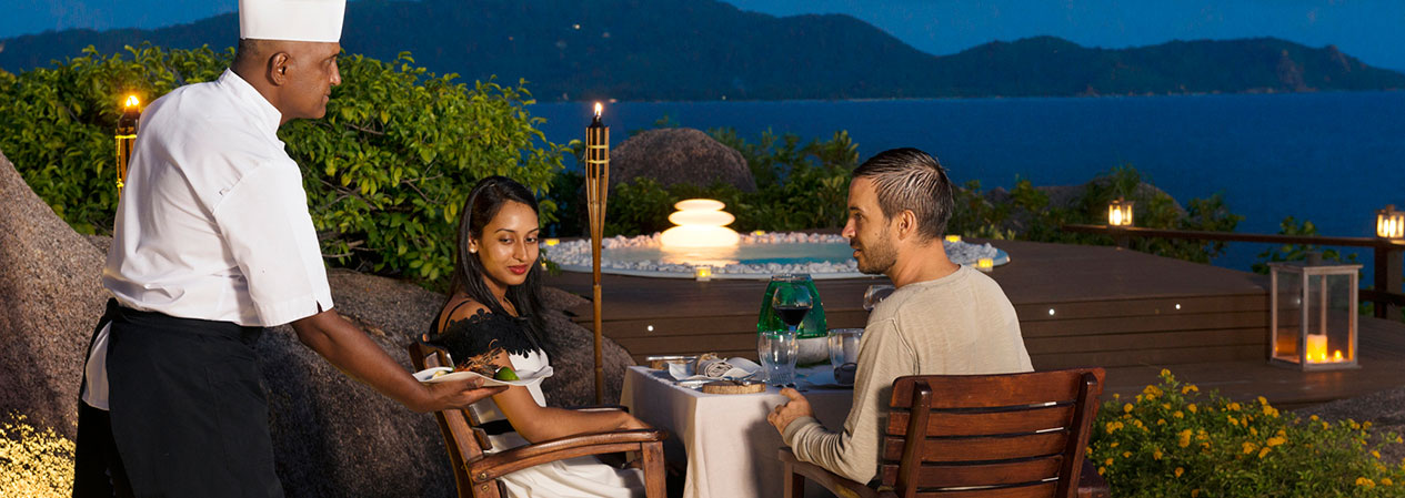 menu creole et exotique Praslin Seychelles